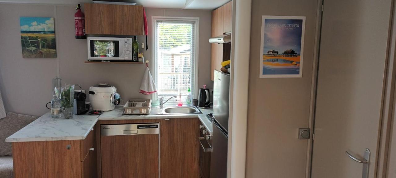 Mobilhome Tout Confort Les Viviers Lege-Cap-Ferret Bagian luar foto