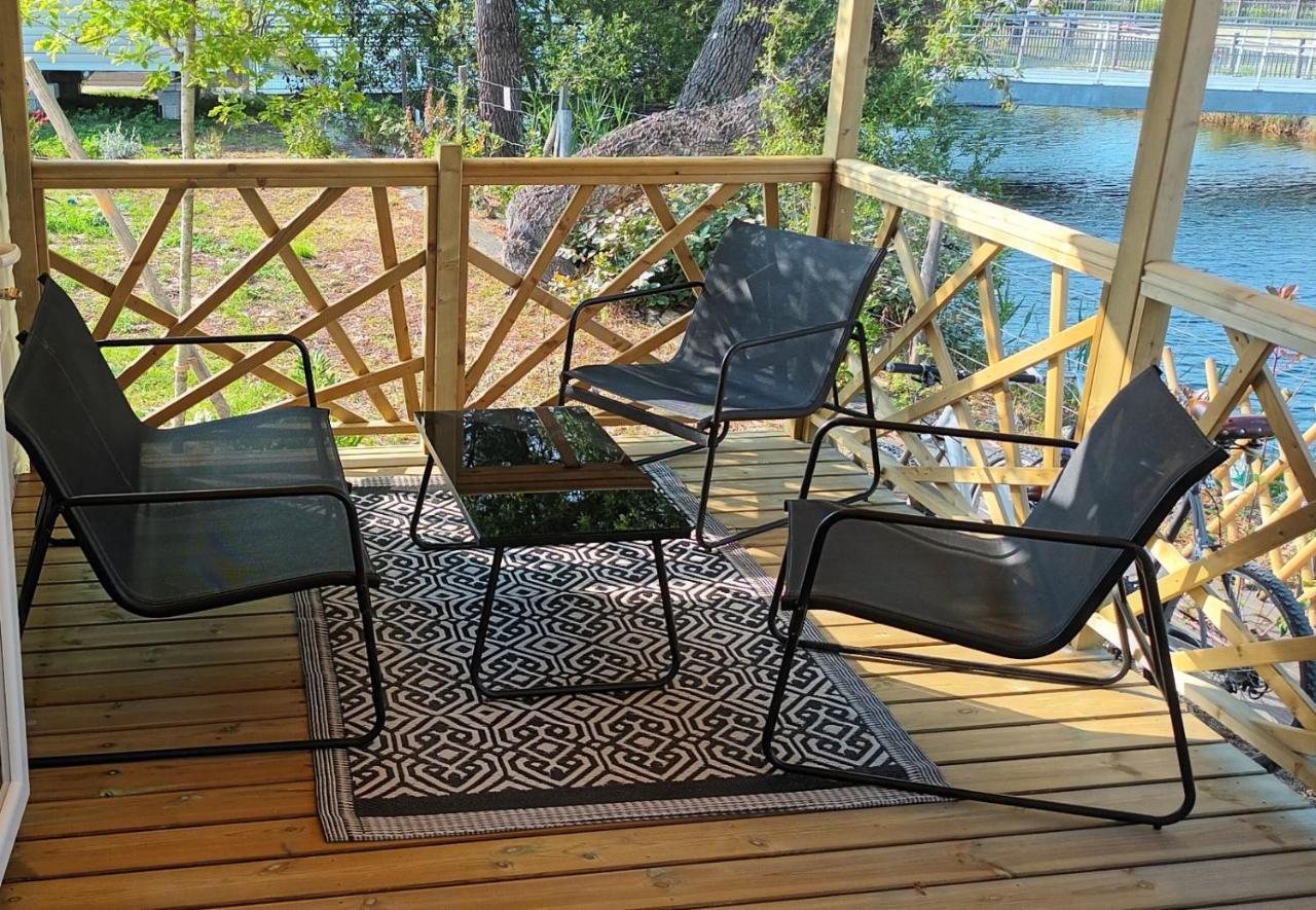 Mobilhome Tout Confort Les Viviers Lege-Cap-Ferret Bagian luar foto